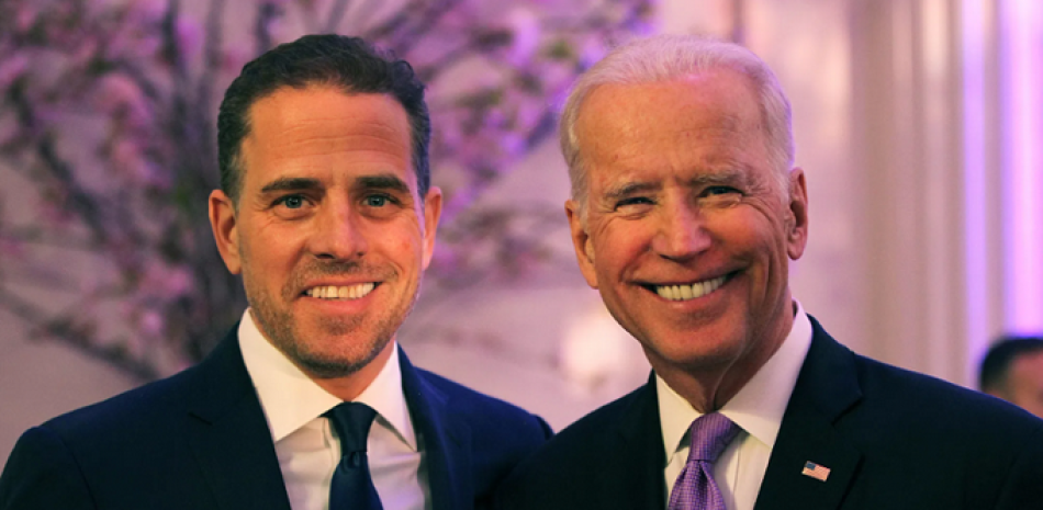 Hunter y Joe Biden. Foto: New York Post.