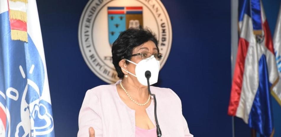 La doctora Carmen Evangelista Matías, viceministra de Educación Superior.

Fotos MESCyT.
