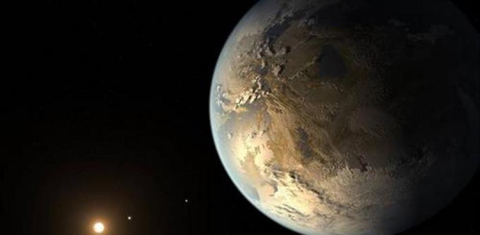 Esta ilustración muestra a Kepler-186f, el primer planeta validado del tamaño de la Tierra que orbita una estrella distante en la zona habitable. - NASA AMES/JPL-CALTECH/T. PYLE