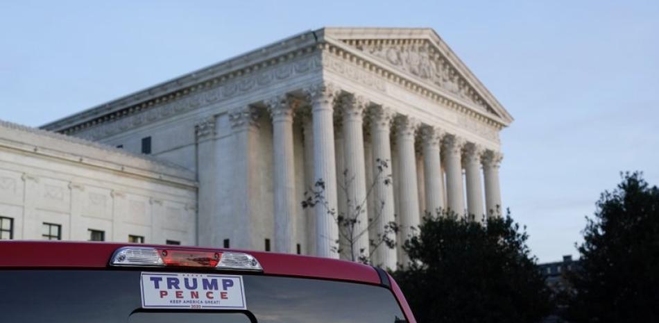 La Corte Suprema en Washington, 5 de noviembre de 2020. (AP Foto/J. Scott Applewhite)