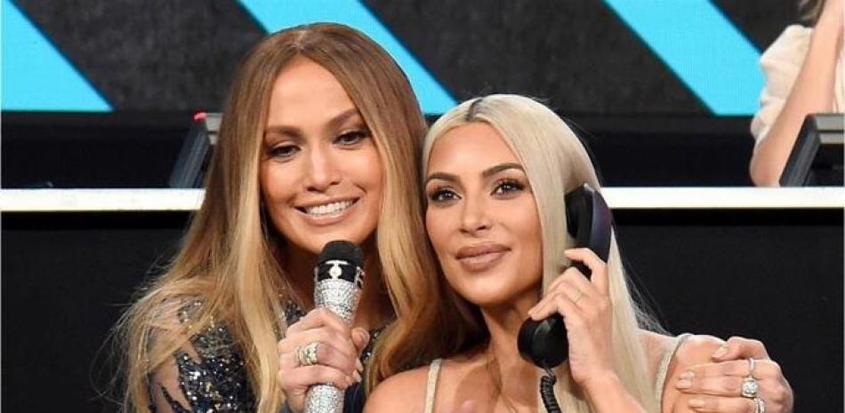 Jennifer Lopez y Kim Kardashian son amigas.
