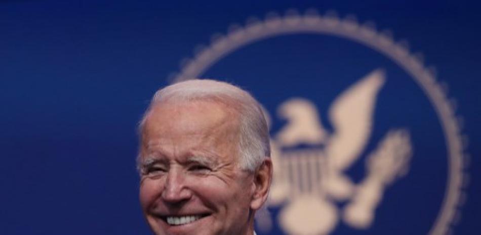 Presidente electo Joe Biden. Foto vía Joe Raedle / AFP