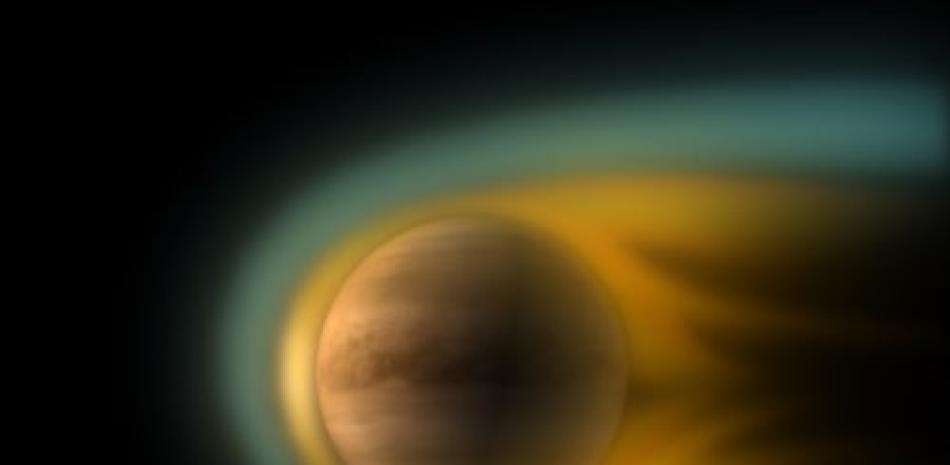 Interacción entre Venus y el viento solar.

Foto: C. CARREAU/EP