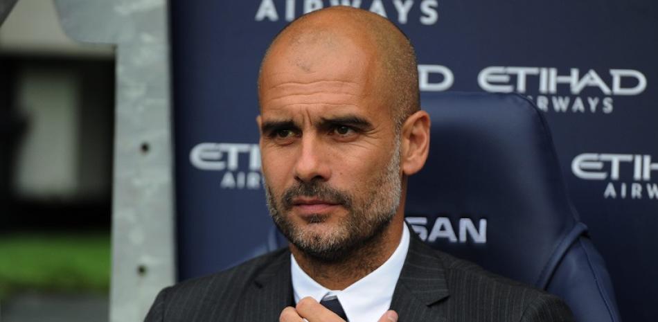 Pep Guardiola, técnico del Manchester City. / EFE