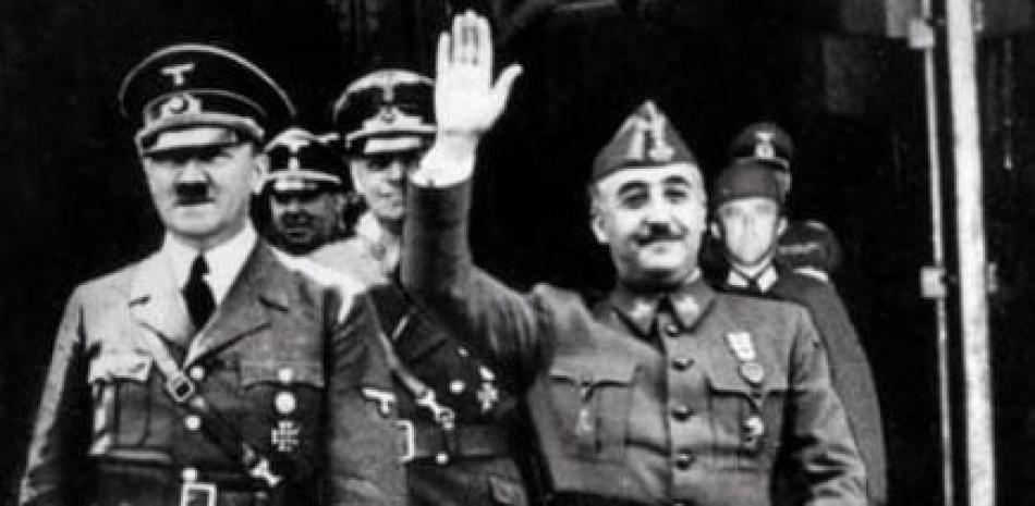 Hitler y Franco, por delante eran amigos, por detrás se ofendían uno de otro.