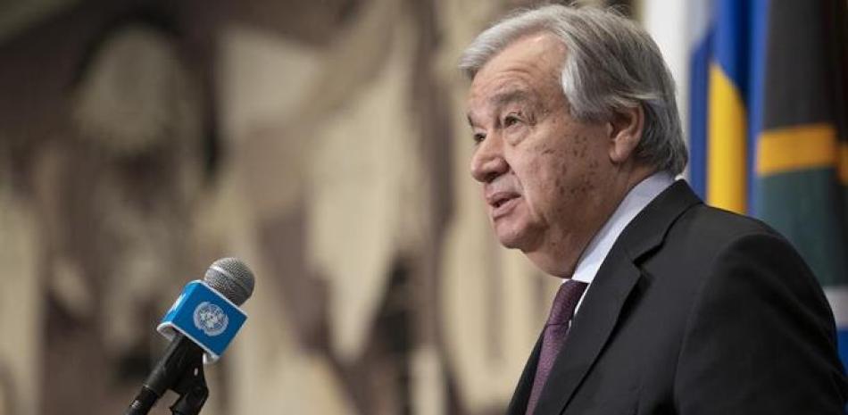 Secretario general de la ONU, António Guterres/Fuente: ONU.