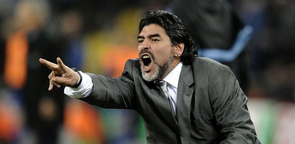 Maradona como coach.