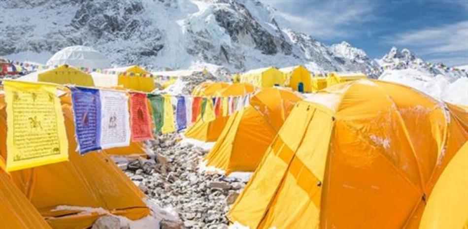 Campamento base del Everest.

Foto: UNIVERSIDAD DE MAINE
