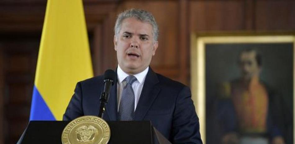 Foto de archivo del presidente colombiano Iván Duque.