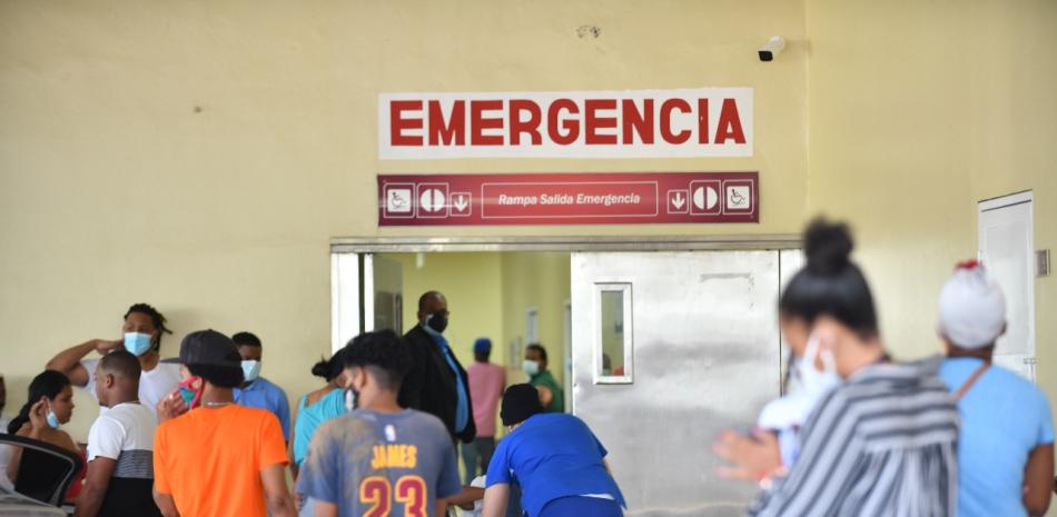 Las emergencias de los hospitales del Gran Santo Domingo estuvieron con bastante actividad durante el feriado de 2020. JORGE CRUZ/LD