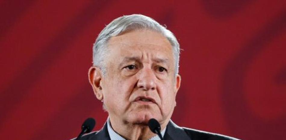 Andrés Manuel López Obrador, presidente de México .

Foto AP.