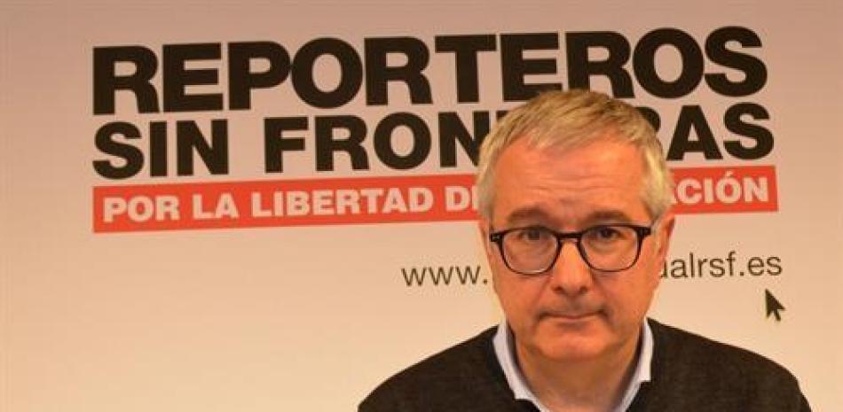 Alfonso Armada, presidente de la Sección Española de Reporteros Sin Fronteras.