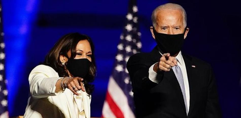 Joe Biden y Kamala Harris, grandes protagonistas de 2021.

Foto: EFE/EPA/JIM LO SCALZO