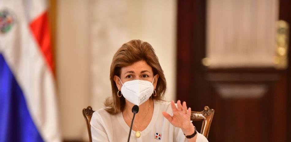 La vicepresidenta Raquel Peña instó a la población a acatar las medidas preventivas. ja maldonado/ld