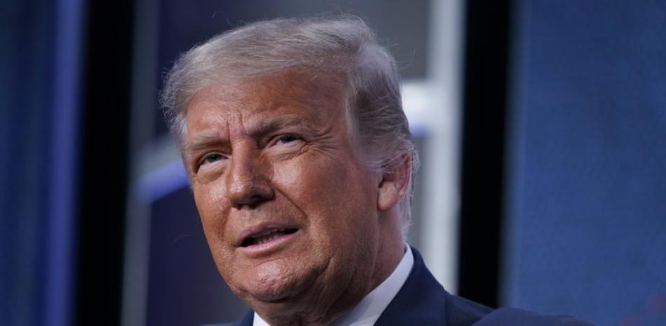 El presidente Donald Trump habla en la reunión del Consejo de Política Nacional de 2020, el viernes 21 de agosto de 2020, en Arlington, Virginia.

Foto: AP/ Evan Vucci