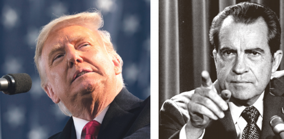 Donald Trump y Richard Nixon