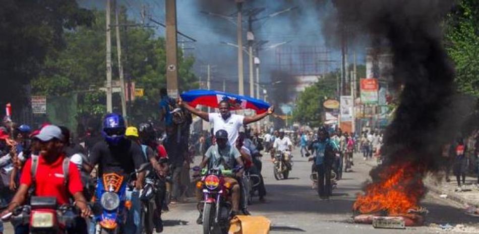 Haití protestas, archivo.