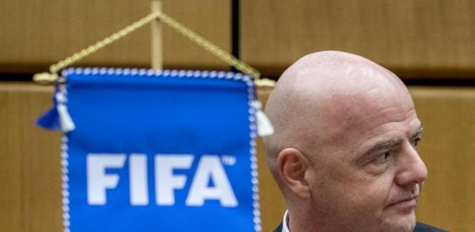 Foto de archivo del presidente de FIFA, Gianni Infantino. Fuente: Listín Diario.