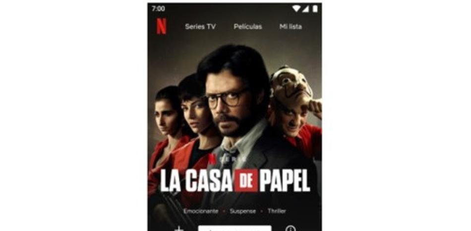Versión Android de Netflix.

Foto: Netflix/ EP