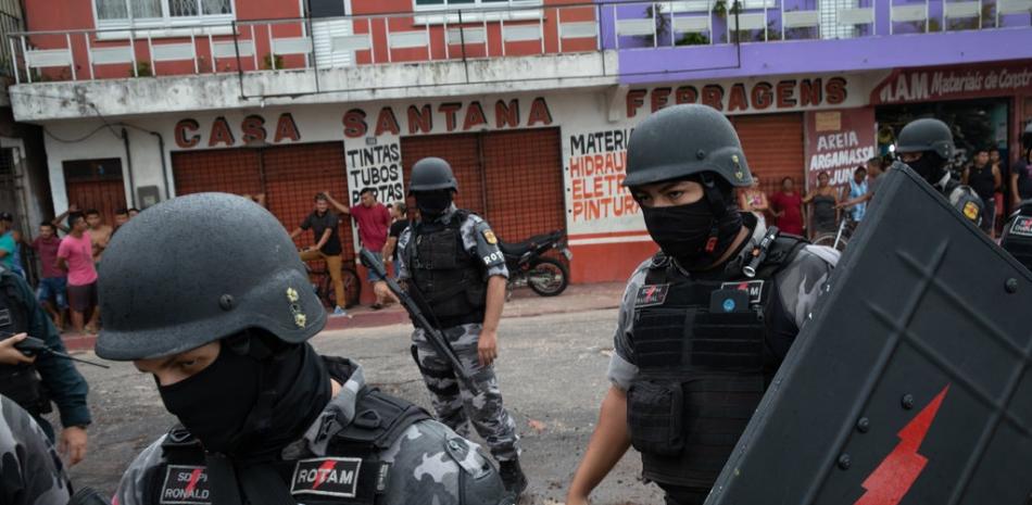 El grupo de élite de la policía brasileña es conocido por su cultura militar.Creditos...Tyler Hicks/The New York Times