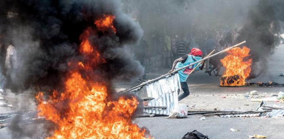 Las protestas para pedir la renuncia del presidente de Haití han sido constantes a lo largo de su mandato. / AFP