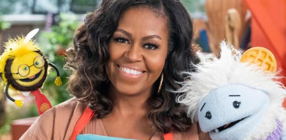 Michelle Obama en el cartel promocional de la serie/NETFLIX