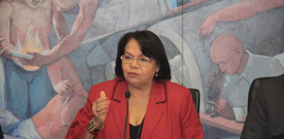 Emma Polanco, rectora de la Universidad Autónoma de Santo Domingo (UASD).