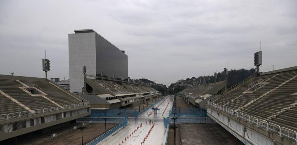 El sambódromo estará vacío este año. Foto: AFP