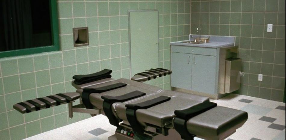 Interior de la "cámara de la muerte" de la cárcel de Terre Haute, Indiana, en foto del 22 de marzo de 1995. (AP Photo/Chuck Robinson, File)