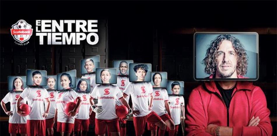Carles Puyol, a la derecha, es el mentro del programa.
