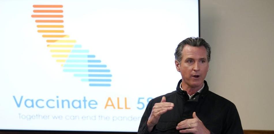 El gobernador de California Gavin Newsom (AP Foto/Marcio Jose Sanchez)