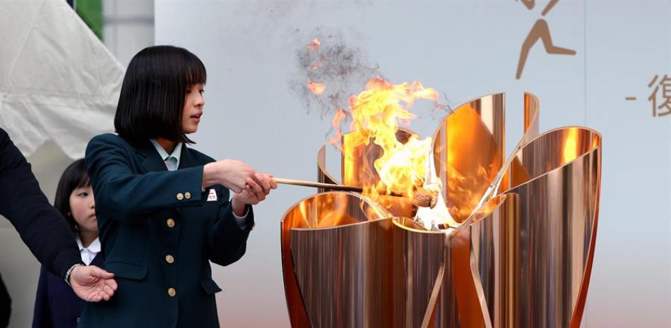 El relevo de la llama olímpica inició en Japón en la ciudad de 
Fukuyima.