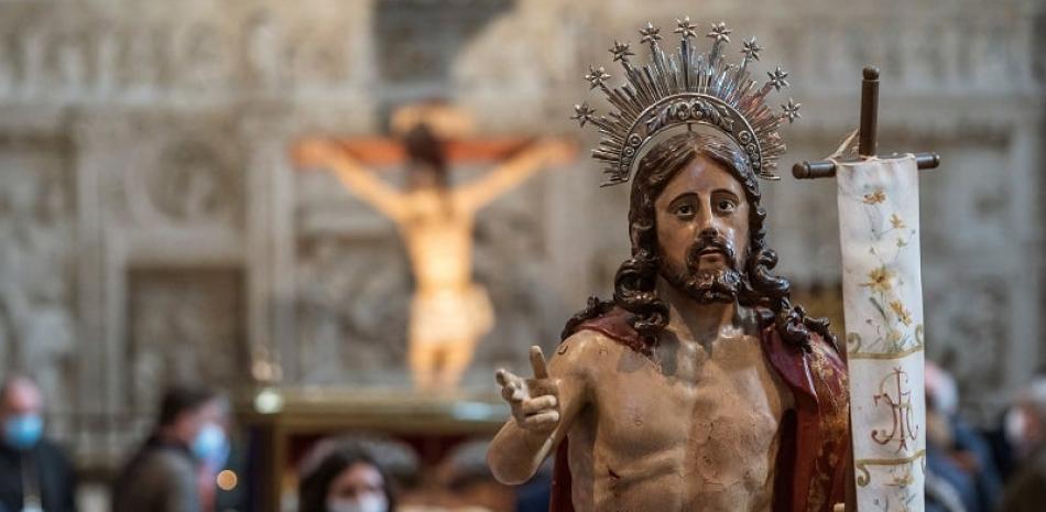 Inauguración de la Muestra de Veneración de la Semana Santa en la Catedral de Ávil. EFE/ Raúl Sanchidrián