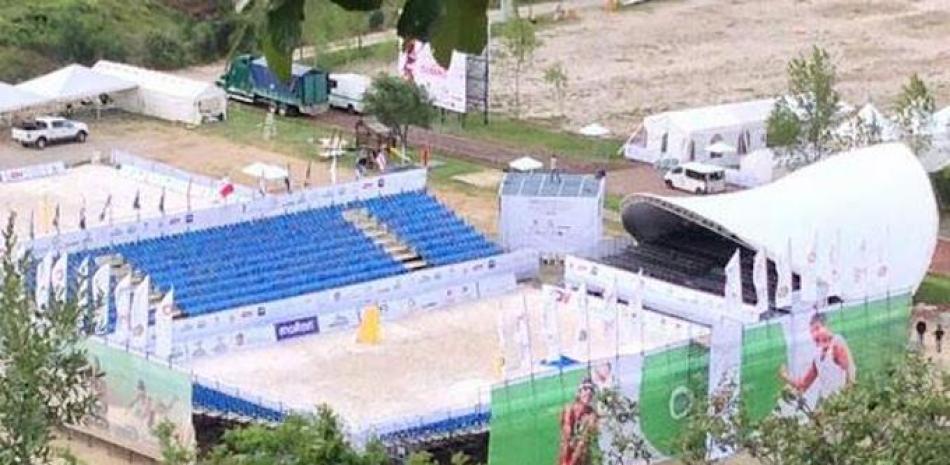 Complejo que acogerá el torneo clasificatorio de voleibol de playa en México.