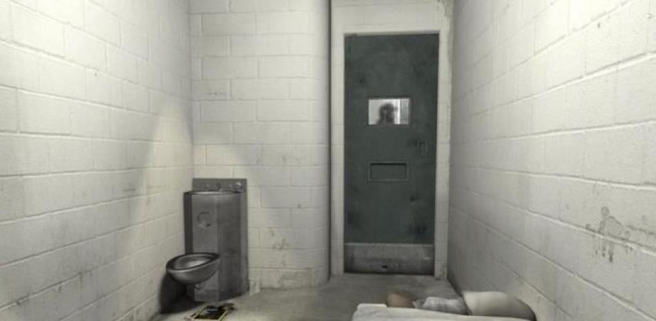 Así se vive "6x9, en el confinamiento carcelario solitario. Foto: VR THE GUARDIAN/BBC