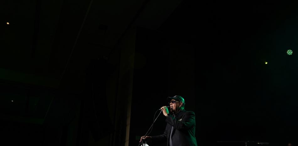 Fernando Villalona durante su presentación la noche del sábado en Hard Rock Hotel y Casino Punta Cana.