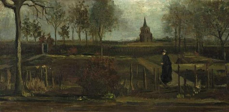 Pintura de Van Gogh 'Spring Garden', robada del Museo Singer de Laren el 30 de marzo durante la pandemia del covid-19.