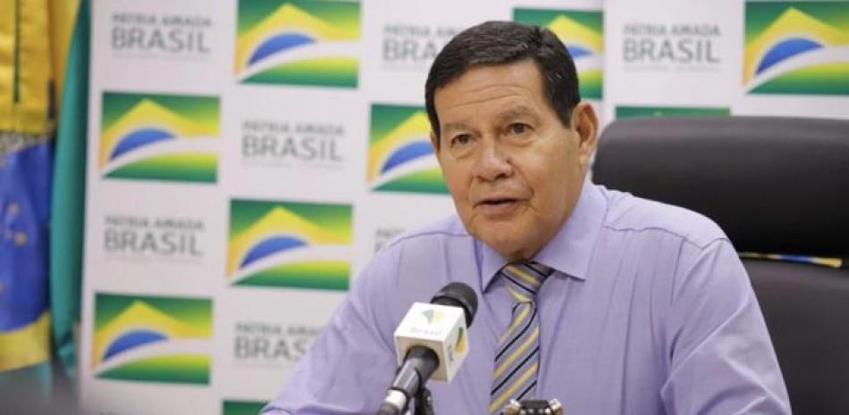 El vicepresidente de Brasil, Hamilton Mourao. Foto: El Dinero.