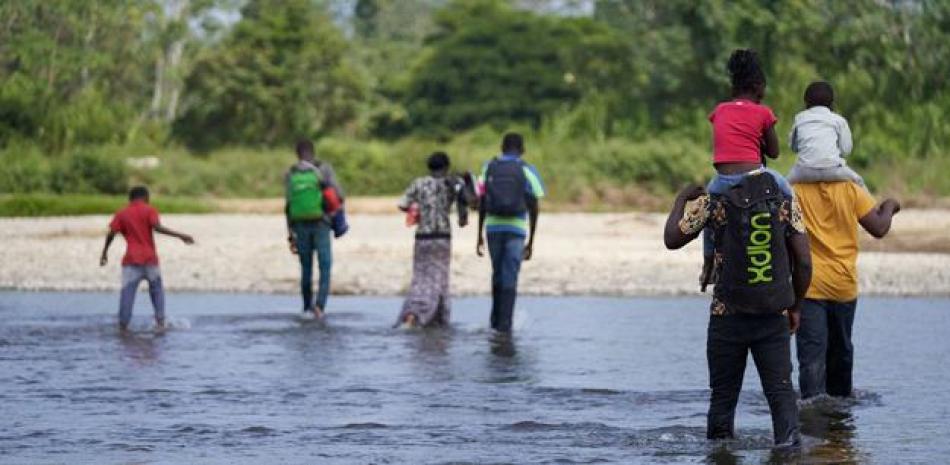 Migrantes cruzando la frontera de panama. / Fuente externa