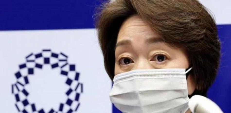 Seiko Hashimoto, presidenta del Comité Organizador Tokio 2020, cuya cancelacion ha sido pedida por miles de japoneses.
