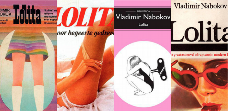 Portadas de algunas ediciones de la novela ‘Lolita’, de Vladímir Nabokov.