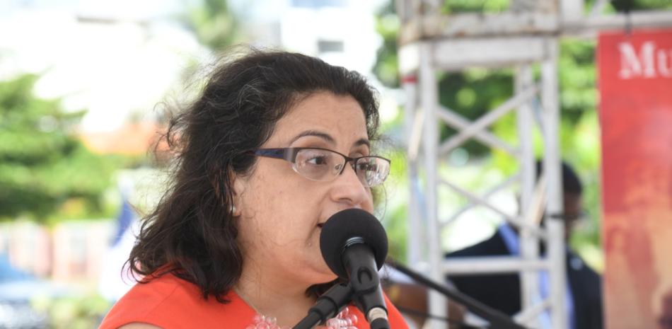 Luisa de Peña Díaz, directora del Museo Memorial de la Resistencia Dominicana,