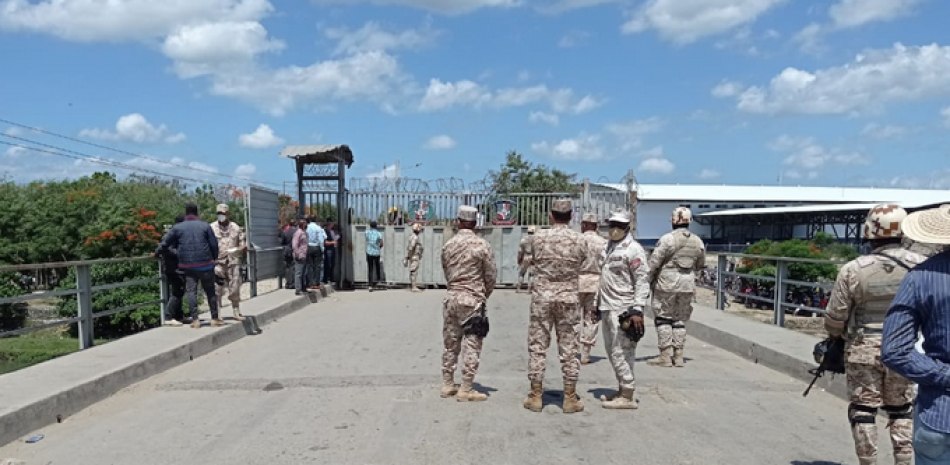 La fronteroa con Haití recuperó su normalidad luego de que haitianos intentaban entrar al país. LISTÍN DIARIO