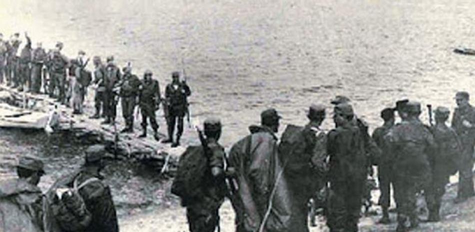 Los expedicionarios contra la dictadura de Rafael Leónidas Trujillo tenían previsto llegar simultáneamente en un avión y dos lanchas. ARCHIVO