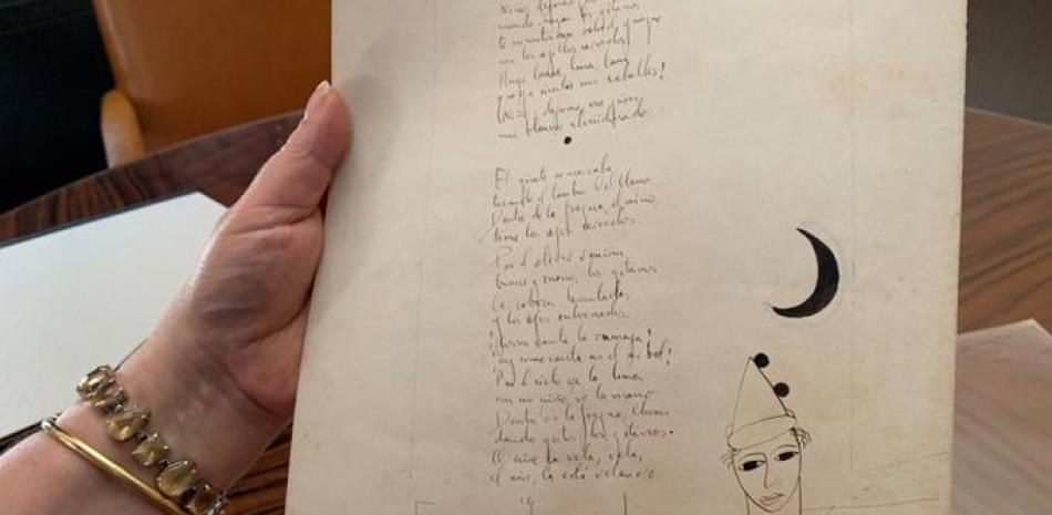 A la venta en París un raro manuscrito de Lorca. EFE