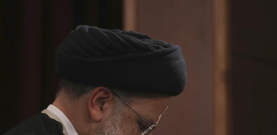 El presidente electo iraní Ebrahim Raisi en Teherán el 21 de junio del 2021. (Foto AP/Vahid Salemi)