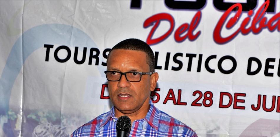 Mario de Jesús, promotor del certamen ciclístico de Punta Cana.