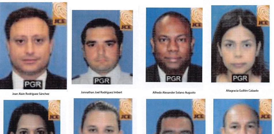 El grupo de ocho personas señaladas como principales responsables en el supuesto entramado de corrupción develado por la "Operación Medusa", que sigue la nueva gestión de la PGR.