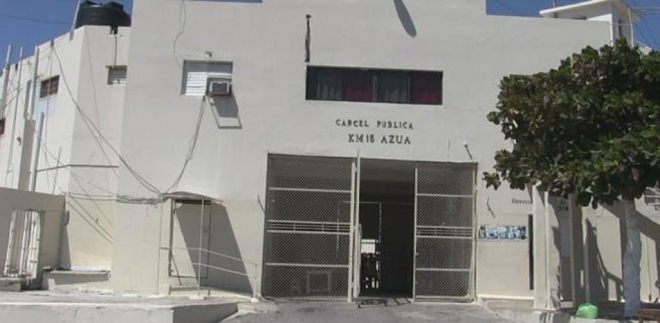 Recinto pe­nitenciario del Kilómetro 15 de Azua. Foto: Archivo.