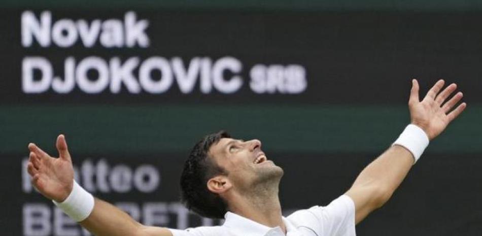 Novak Djokovic igualó con Roger Federer y Rafael Nadal con 20 Grand Slams ganados.